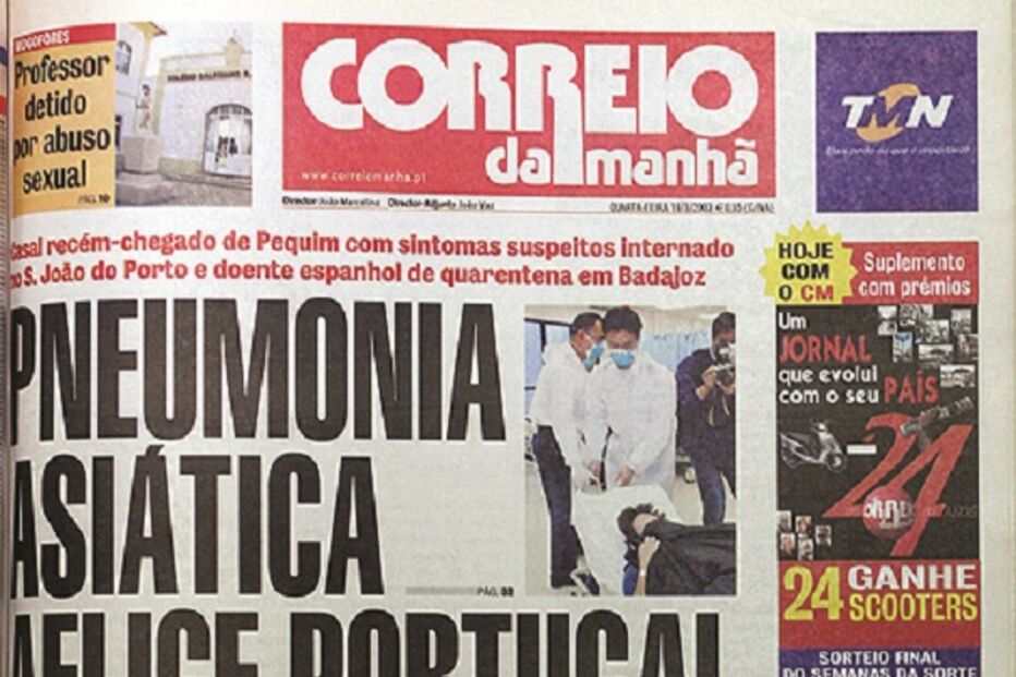 capa, correio da manhã, aniversário