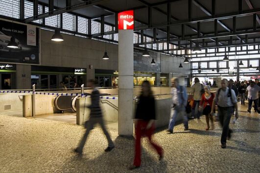 metro, lisboa, greve