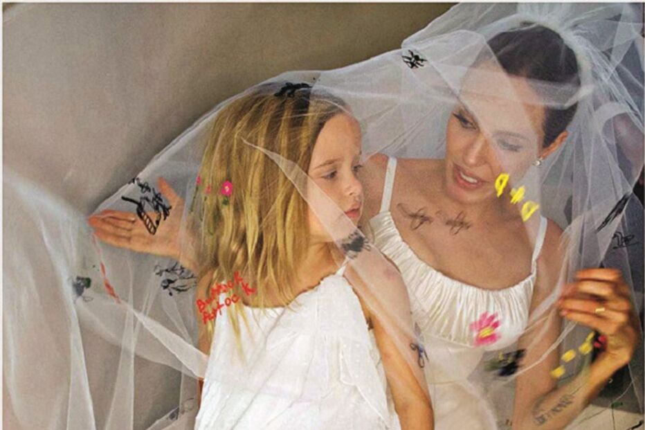 As fotos do casamento de Angelina e Brad Pitt