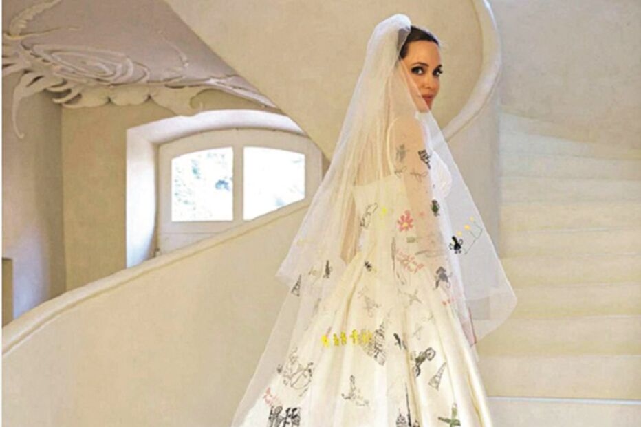 As fotos do casamento de Angelina e Brad Pitt