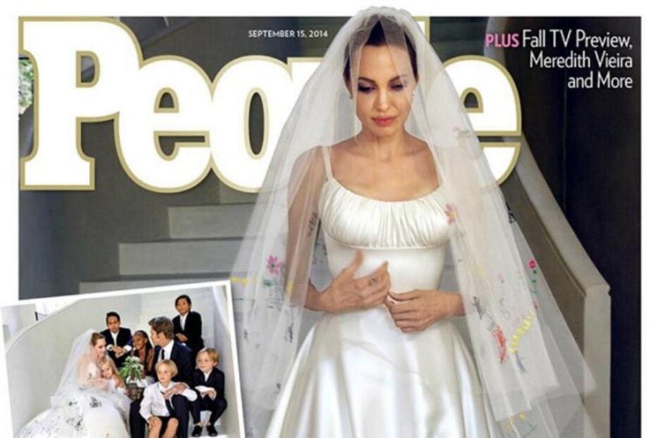 As fotos do casamento de Angelina e Brad Pitt