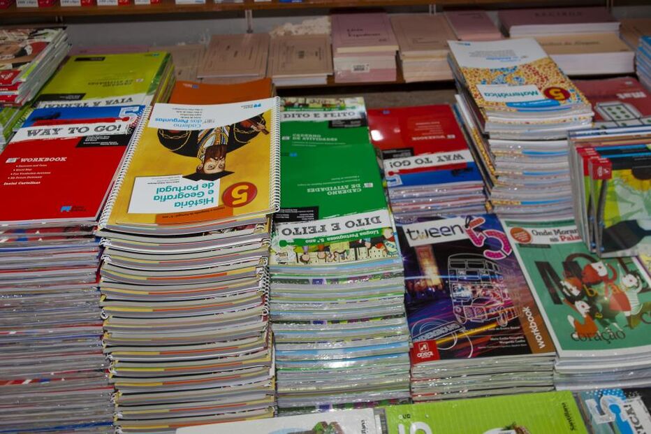 livros escolares,