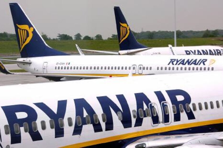 ryanair, avião, descolagem