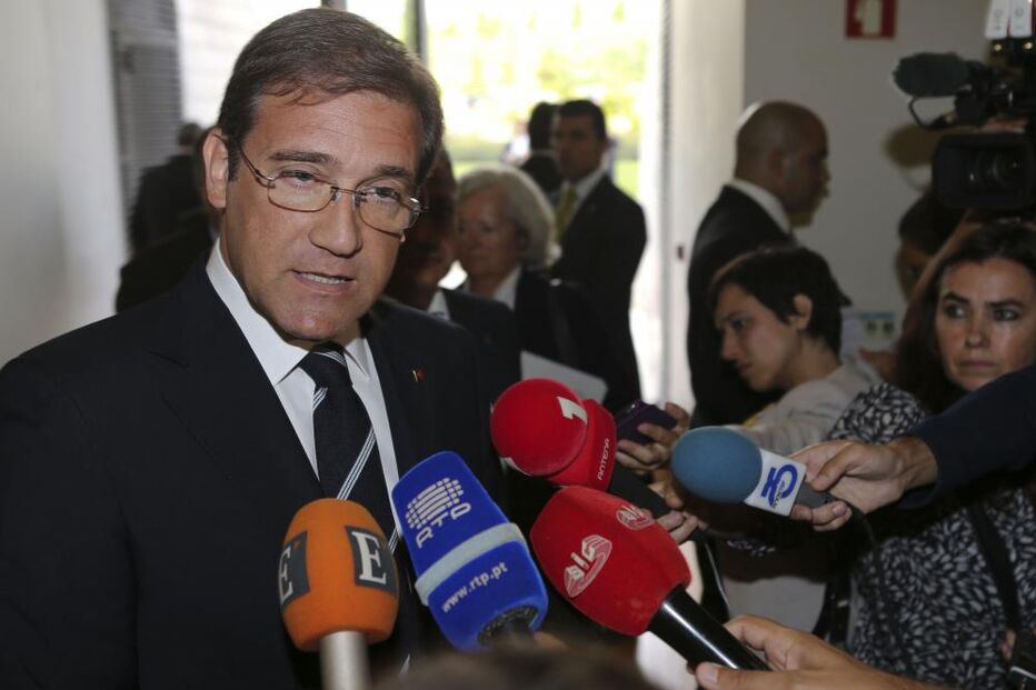 Pedro Passos Coelho, primeiro-ministro, jornalistas