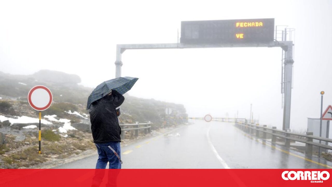 Weekend of strong winds, fog and rain in the Serra da Estrela