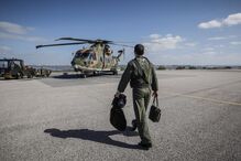 piloto, helicóptero, Base Aérea do Montijo,