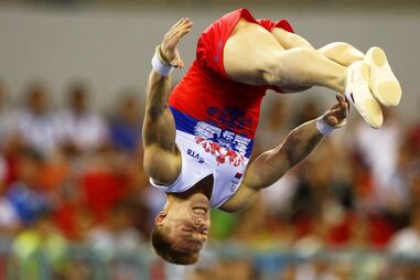 Denis Abliazin, Rússia, ginástica