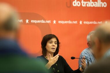 Catarina Martins, coordenadora, Bloco de Esquerda, sessão