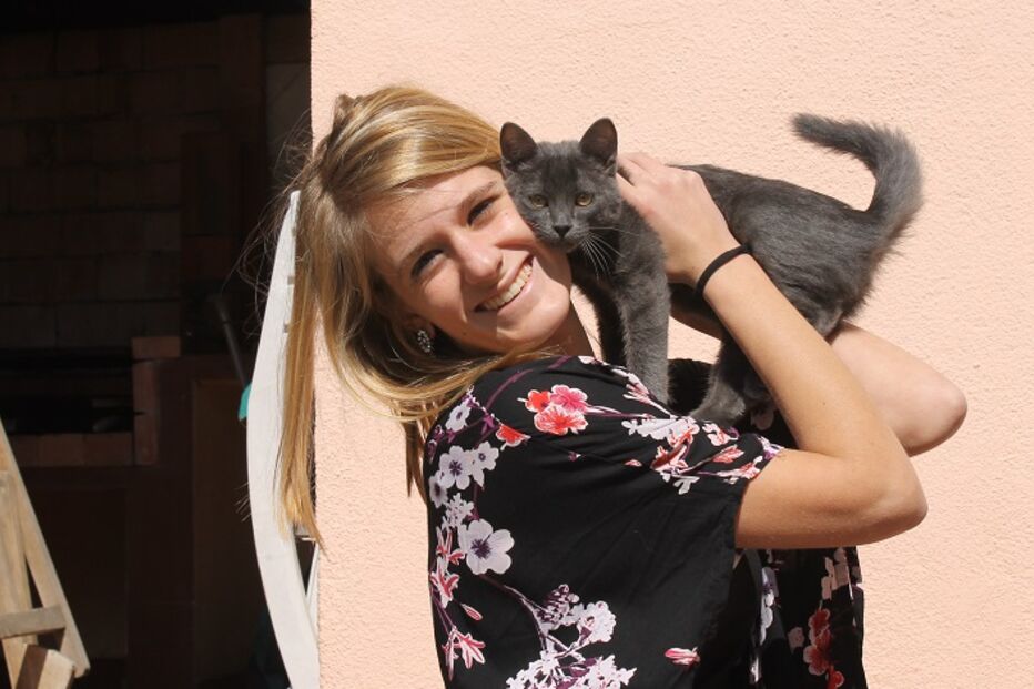 Mafalda Cortesão, rum, gato