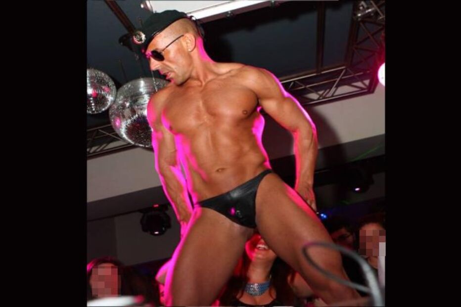 militar, gnr, suspenso, farda, strip, stripper