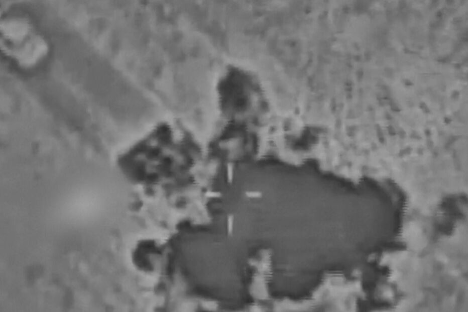 Ataque a alvos iranianos divulgado por Israel.
