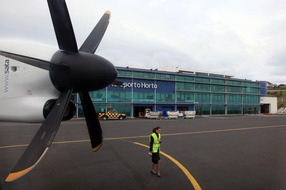 Aeroporto da Horta, ilha do Faial, Açores