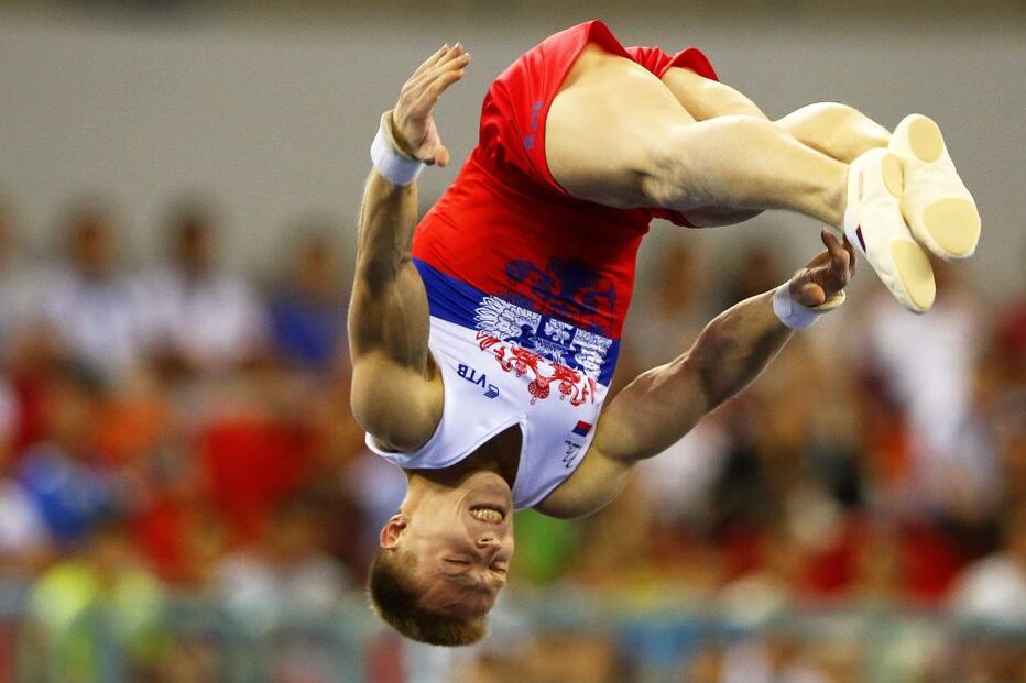 Denis Abliazin, Rússia, ginástica