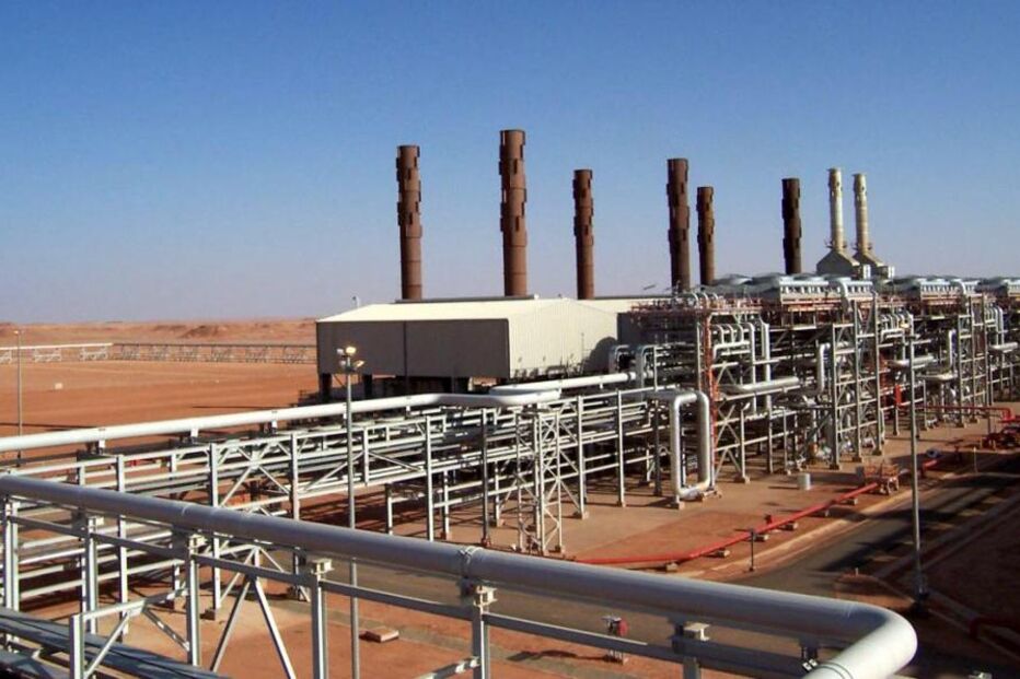 Produção de gás, Argélia