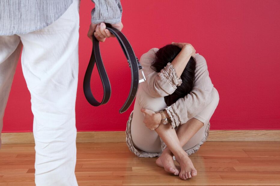 agredida, violência doméstica