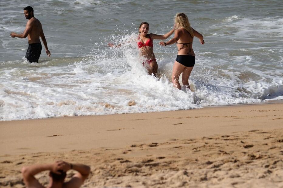 praia, peniche, calor