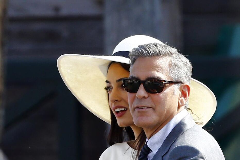 george clooney, amal alamuddin, casal, hollywood, casamento, famosos