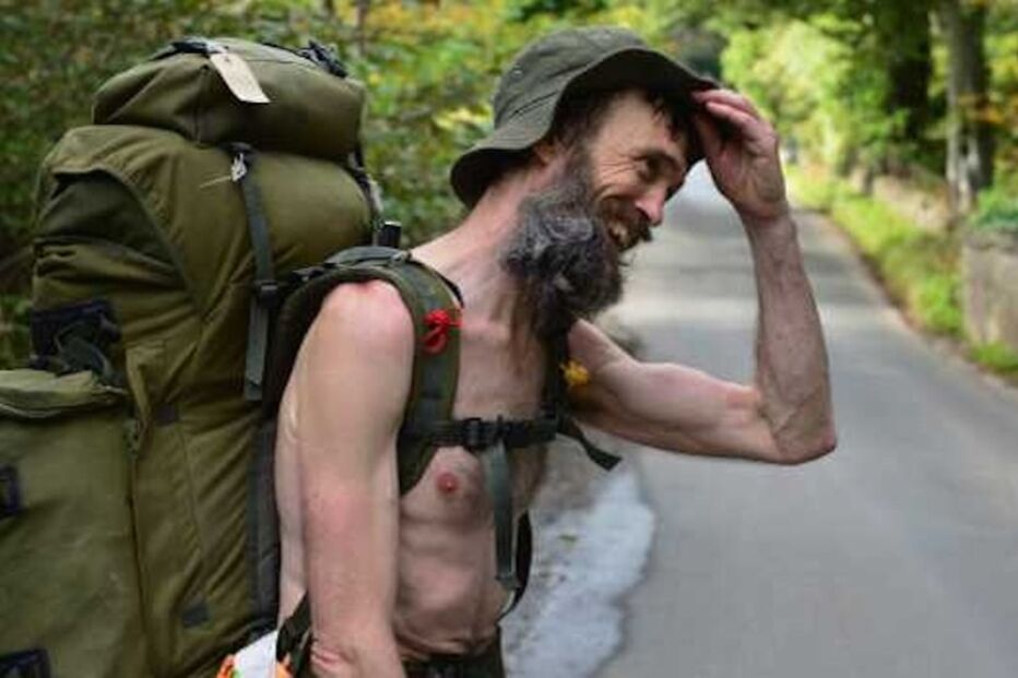 Caminhante, nu, perde, processo