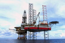 plataforma petrolífera, aço, coluna, Portugal