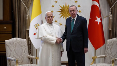 O encontro entre o Papa Leão XIV e o presidente da Turquia   