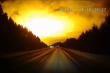 Fenómeno estranho surpreende condutores russos