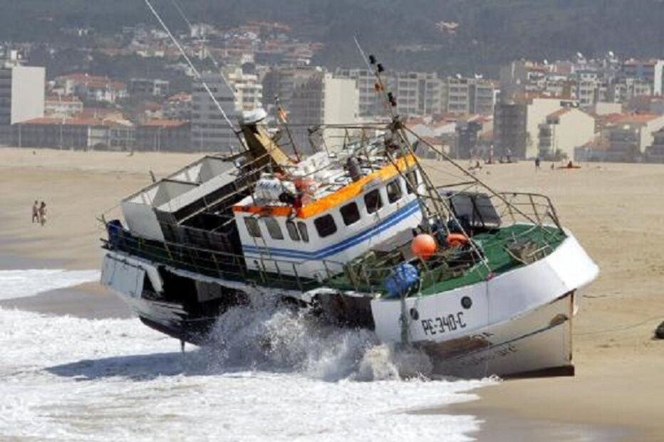 Naufrágio, barco, pesca, Vanguarda, Figueira da Foz