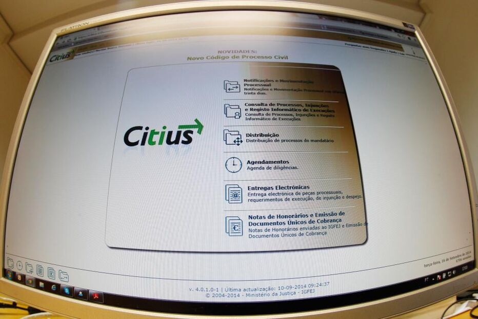 citius, portal, justiça, computador, 