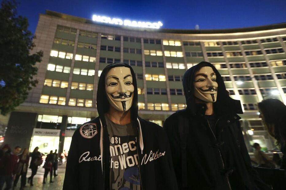 concentração, corrupção, Lisboa, Anonymous, Portugal, Marquês de Pombal