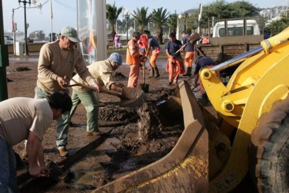 marginal do Funchal; temporal; 2010
