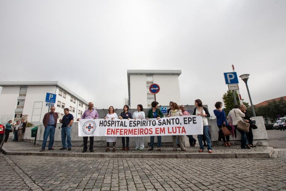 Greve, enfermeiros, Hospital Espírito Santo, Évora