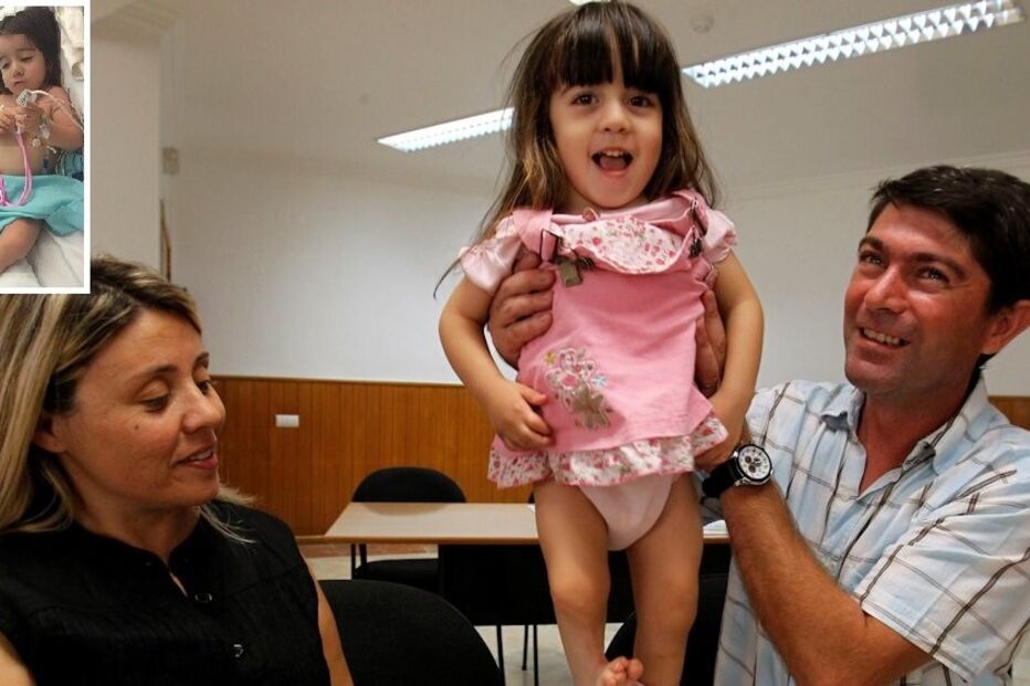 Menina, Miriam, operada, perna, Natal