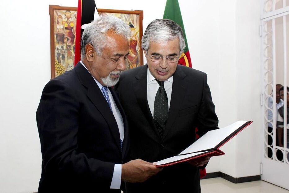 aguiar -branco, xanana gusmão