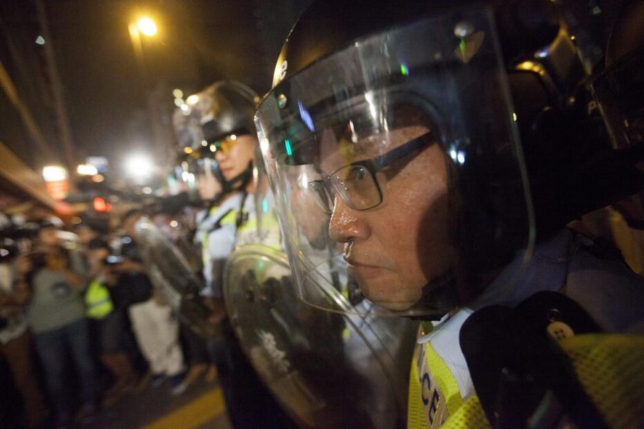hong kong, protesto, polícia