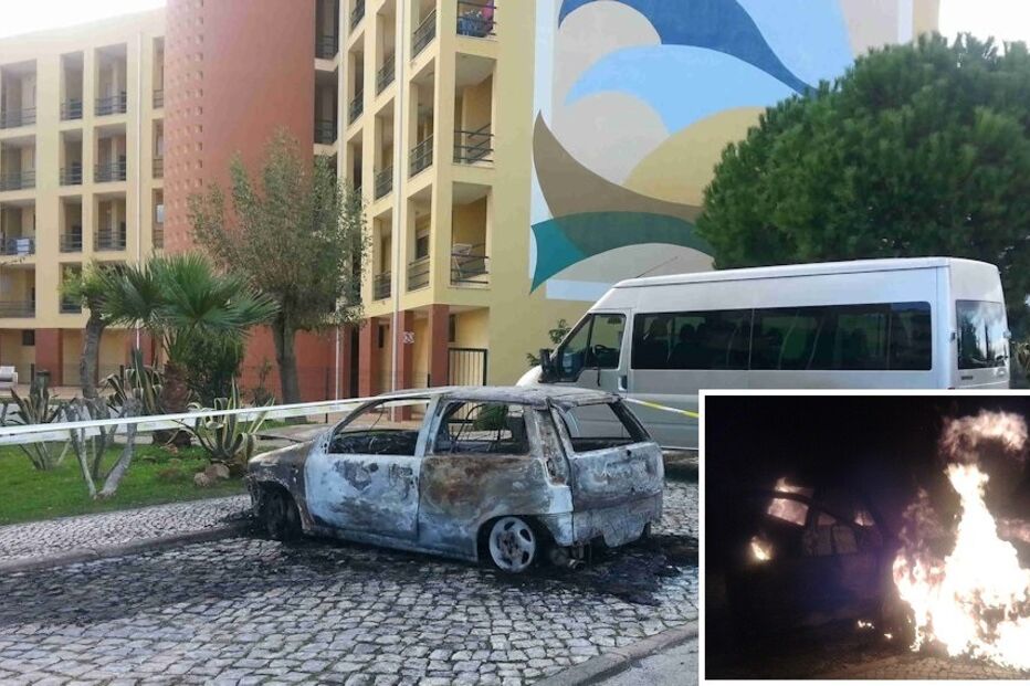 PJ, investiga, fogo, destruiu, carro