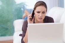 facebook, triste, computador