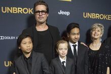 Brad Pitt, Shiloh Jolie-Pitt, Pax, Maddox, Invencível, antestreia, Jane Etta