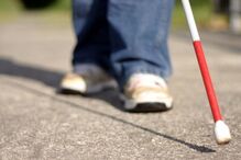 cego, bengala, menino