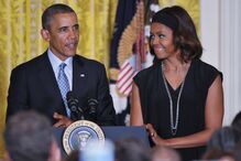 Barack Obama, Michelle Obama, presidente, primeira-dama