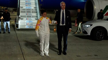 Tocha Olímpica chega a Roma em antecipação aos Jogos