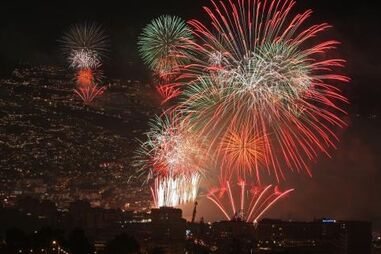 Madeira, fogo-de-artifício, final do ano
