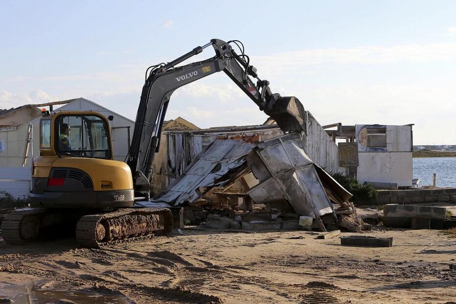Demolições, Praia de Faro