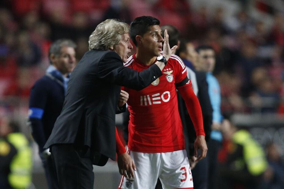 Jorge Jesus, Enzo Pérez, Estádio Sport Lisboa e Benfica