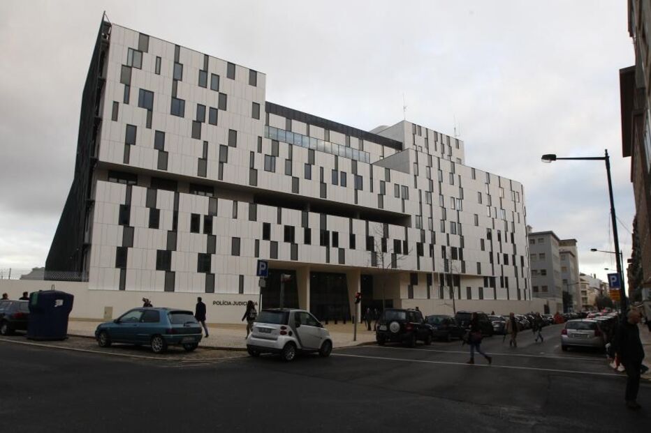 PJ, edifício, sede, Polícia Judiciária, Lisboa