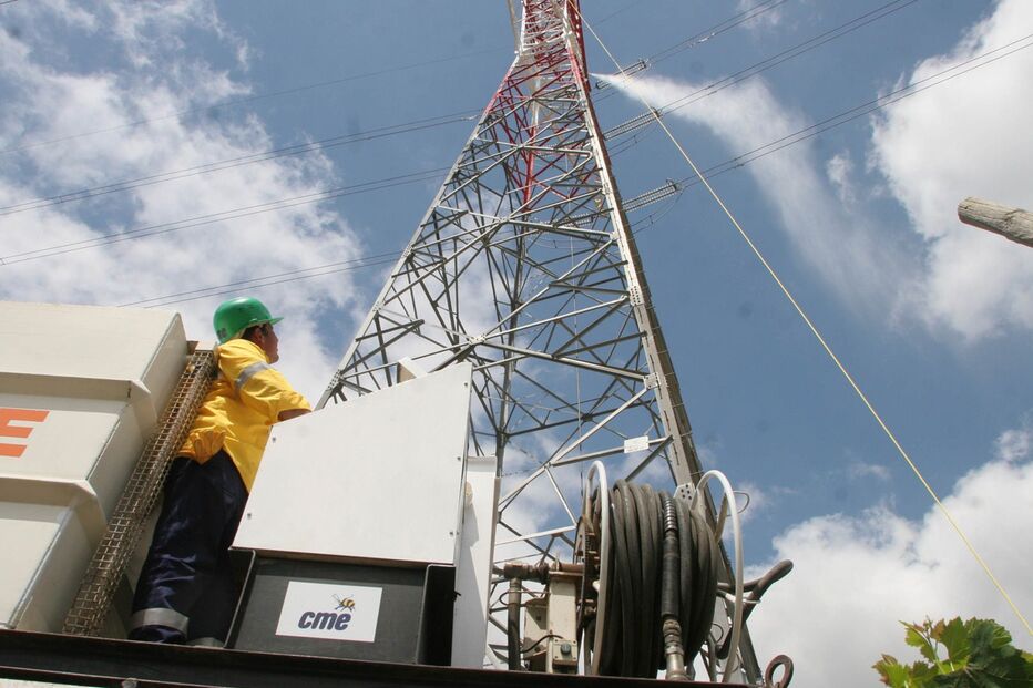 Linha de alta tensão