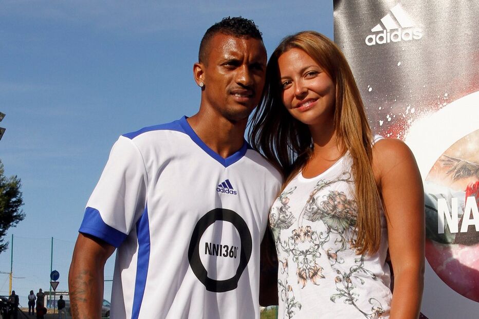 Nani comemora aniversário do filho 