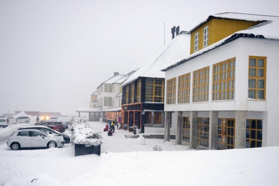 hotel, serra da estrela, neve