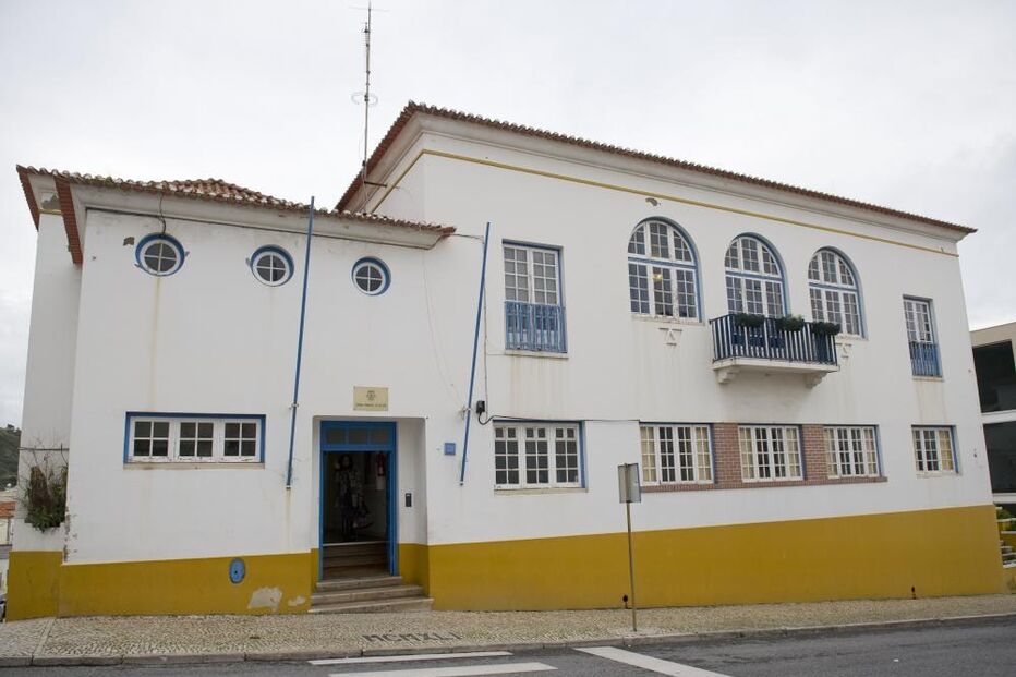 edifício, fachada, Câmara Municipal da Nazaré, 