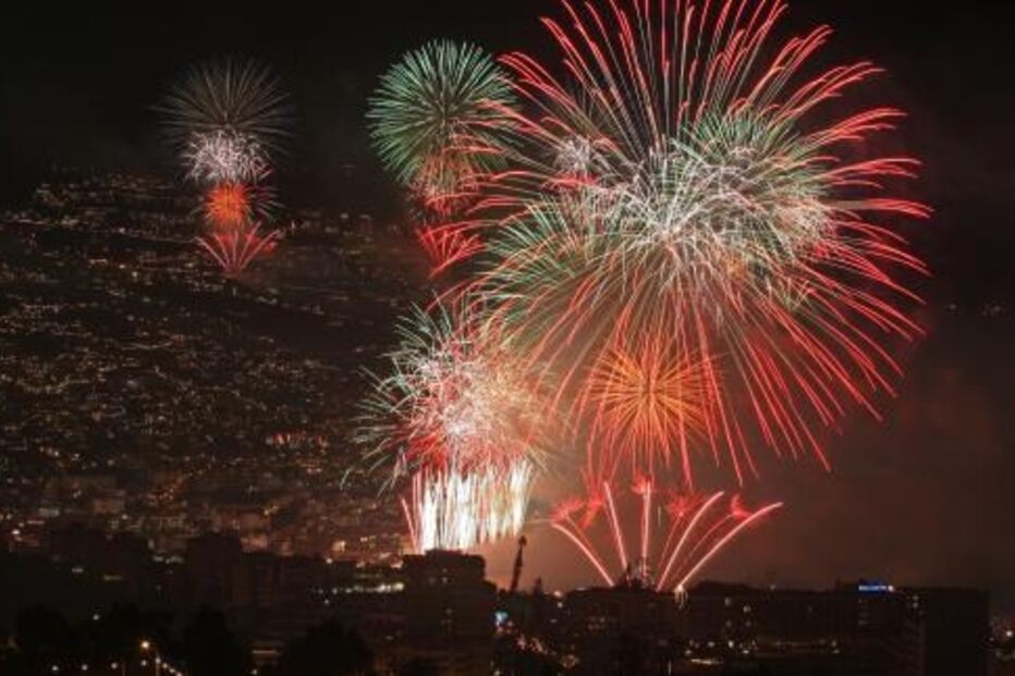 Madeira, fogo-de-artifício, final do ano