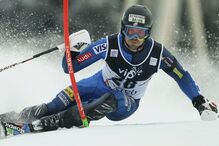 06-01-2015_21_39_05 4 - David Chodounsky of the U.S. as he clears a pole during the first slalom run of the men's Alpine Skiing World Cup in Zagreb.JPG