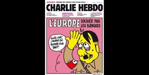 A crítica ao sistema bancário surgiu em novembro de 2011, com a mensagem 'A Europa é governada pela banca' como título e Hitler a exclamar 'Que idiota, eu devia era trabalhar no BNP' (o BNP é um banco francês com sede em Paris, um dos maiores da Europa)